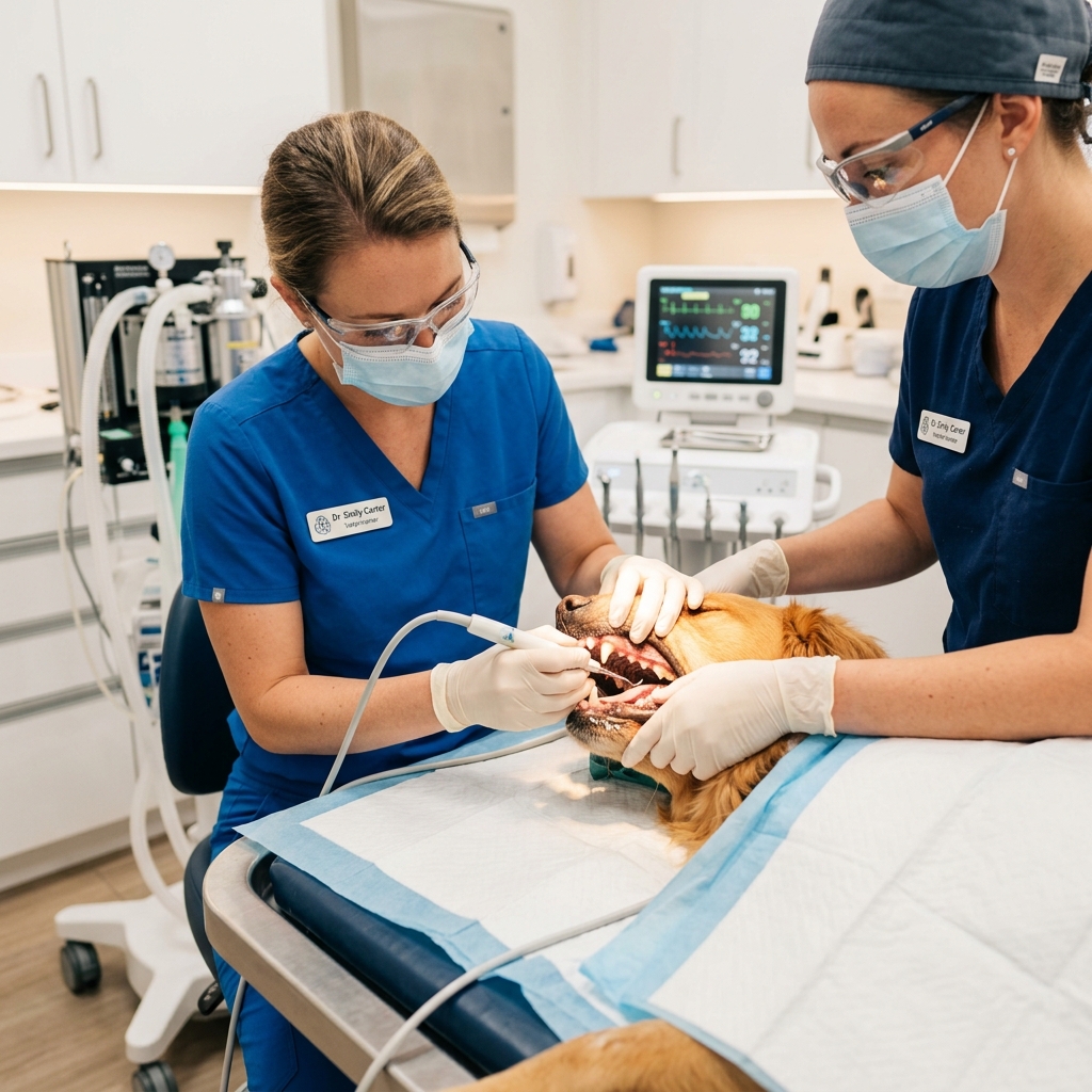 Veterinary dental care procedure